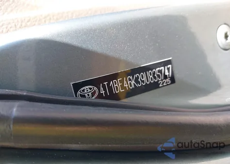 2009 Toyota Camry Le из США, поврежденный, VIN 4T1BE46K39U835747